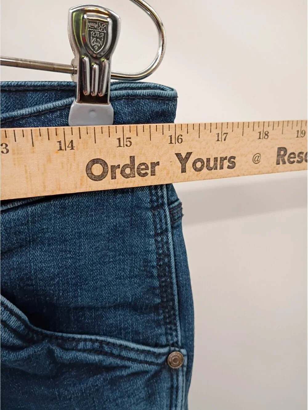 Ridgecut Toughwear Jeans Women's 10 Blue Denim Utility Mid Rise Stretch Workwear